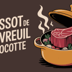 cuissot de chevreuil en cocotte avec légumes et herbes