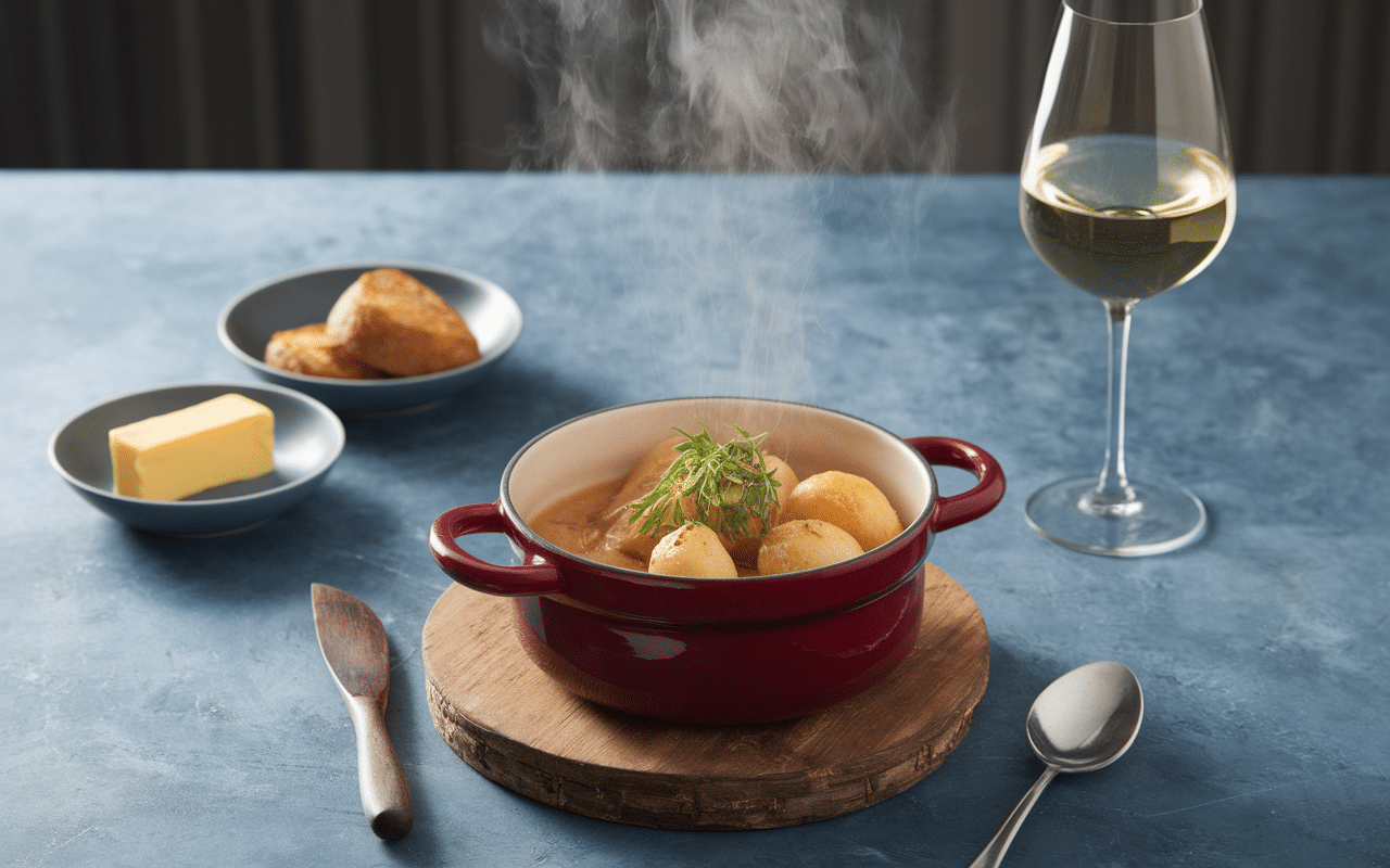 Sauce échalote pour jambon chaud maison