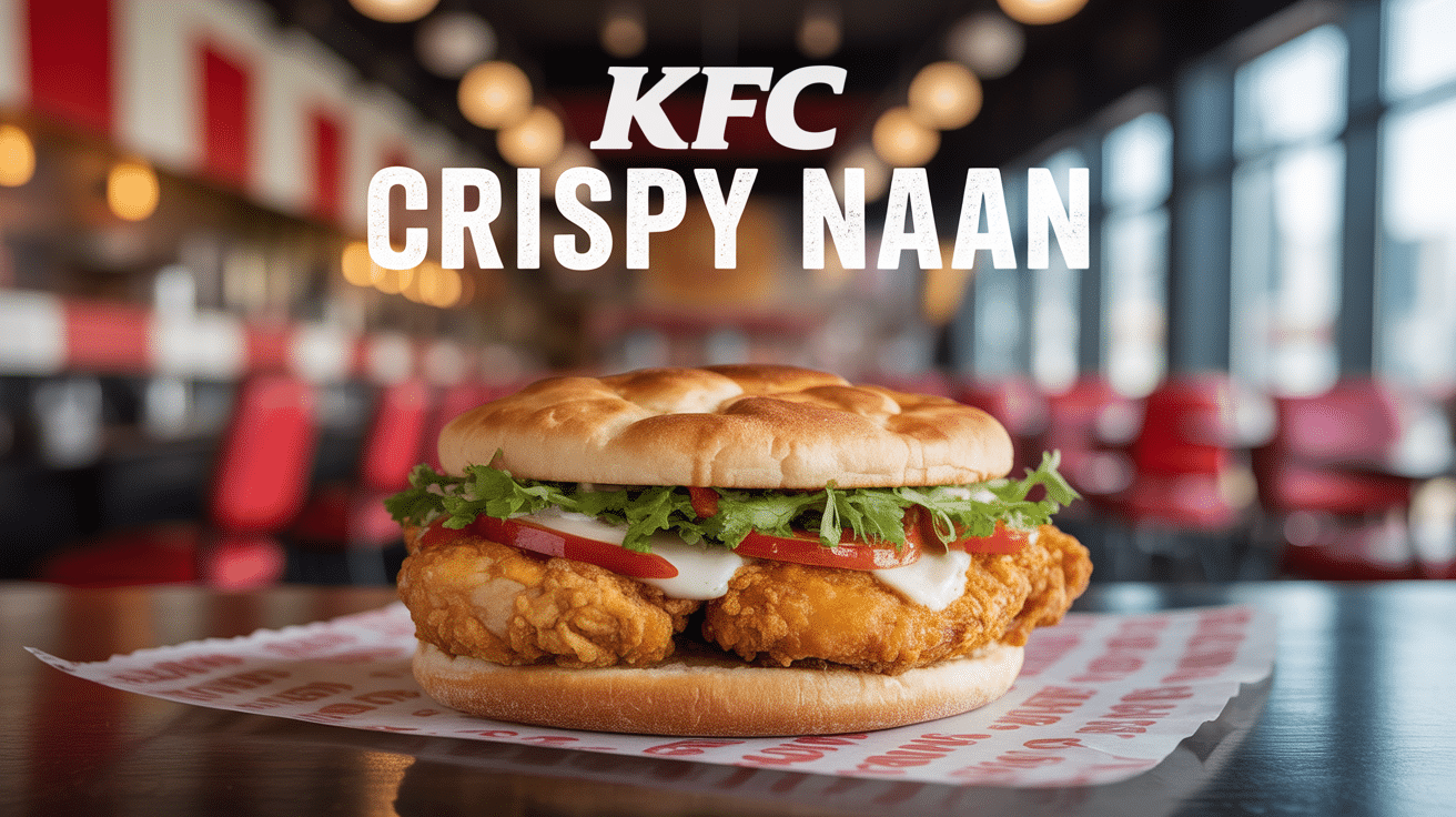kfc crispy naan sandwich gourmand fast-food