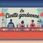 Façade de la Civette Gardéenne bureau de tabac presse jeux