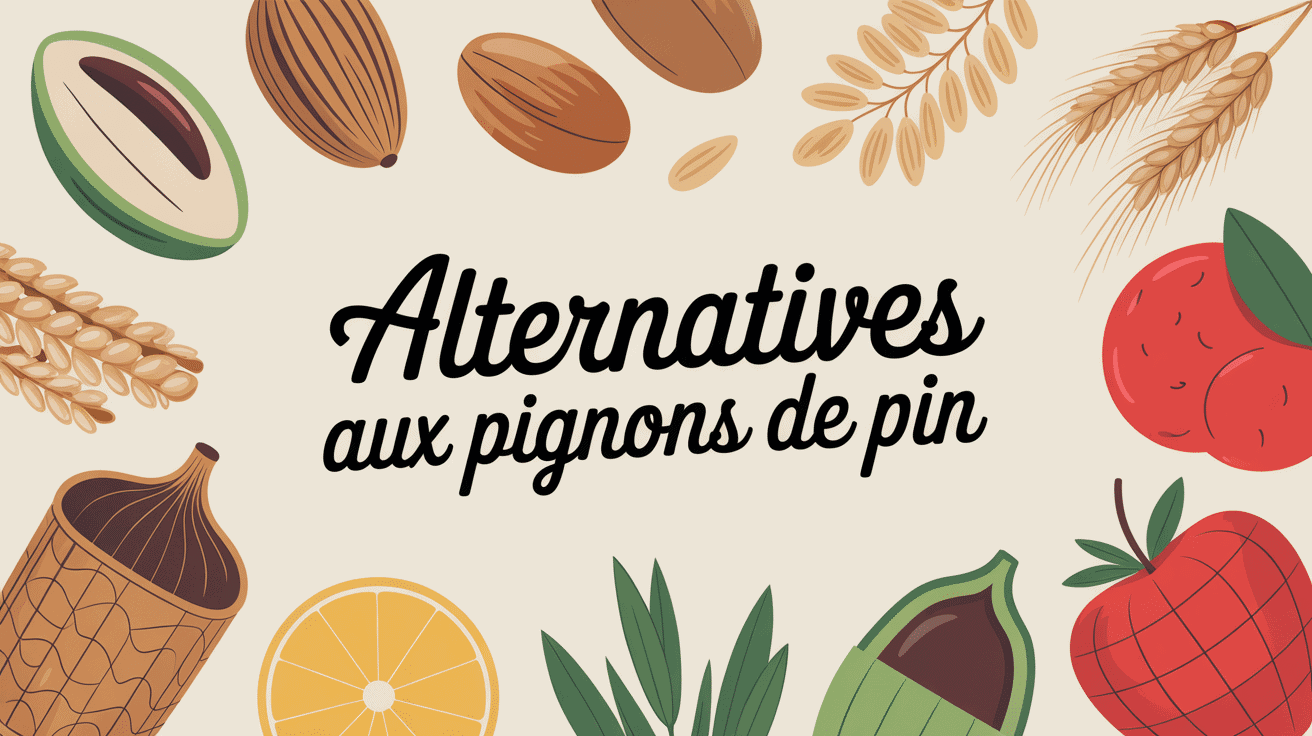 assortiment alternatives par quoi remplacer les pignons de pin