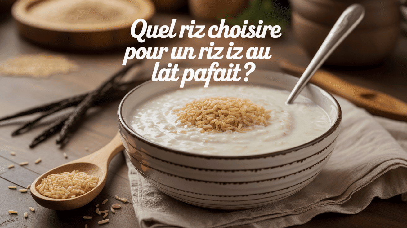 quel riz pour riz au lait visuel dessert crémeux