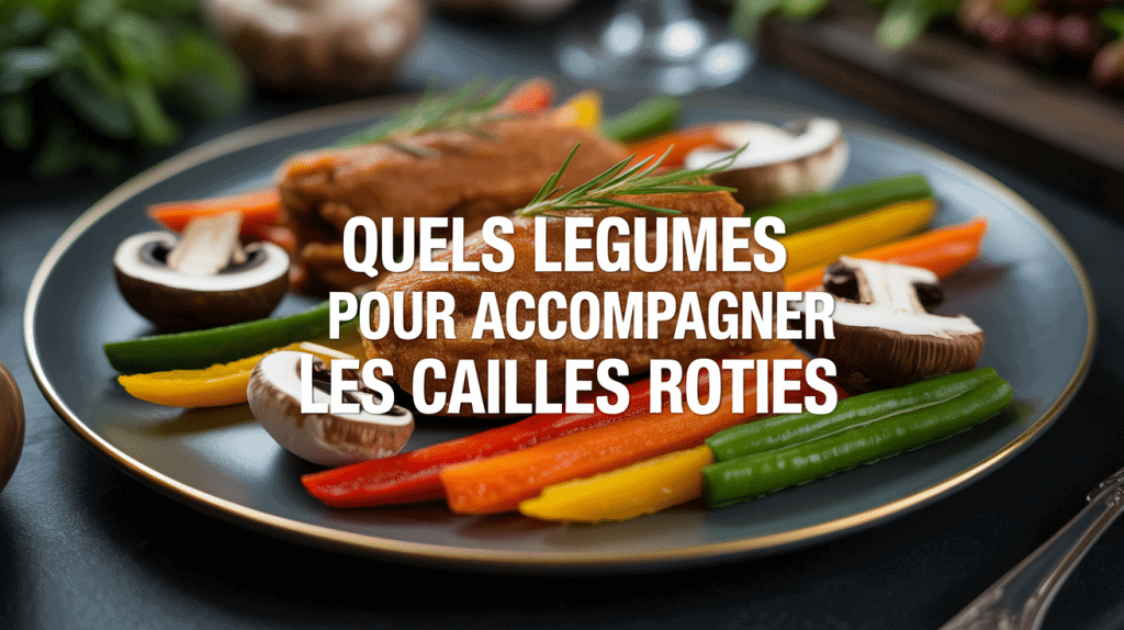 quels légumes pour accompagner les cailles rôties plat gourmand et coloré