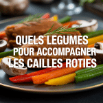 quels légumes pour accompagner les cailles rôties plat gourmand et coloré