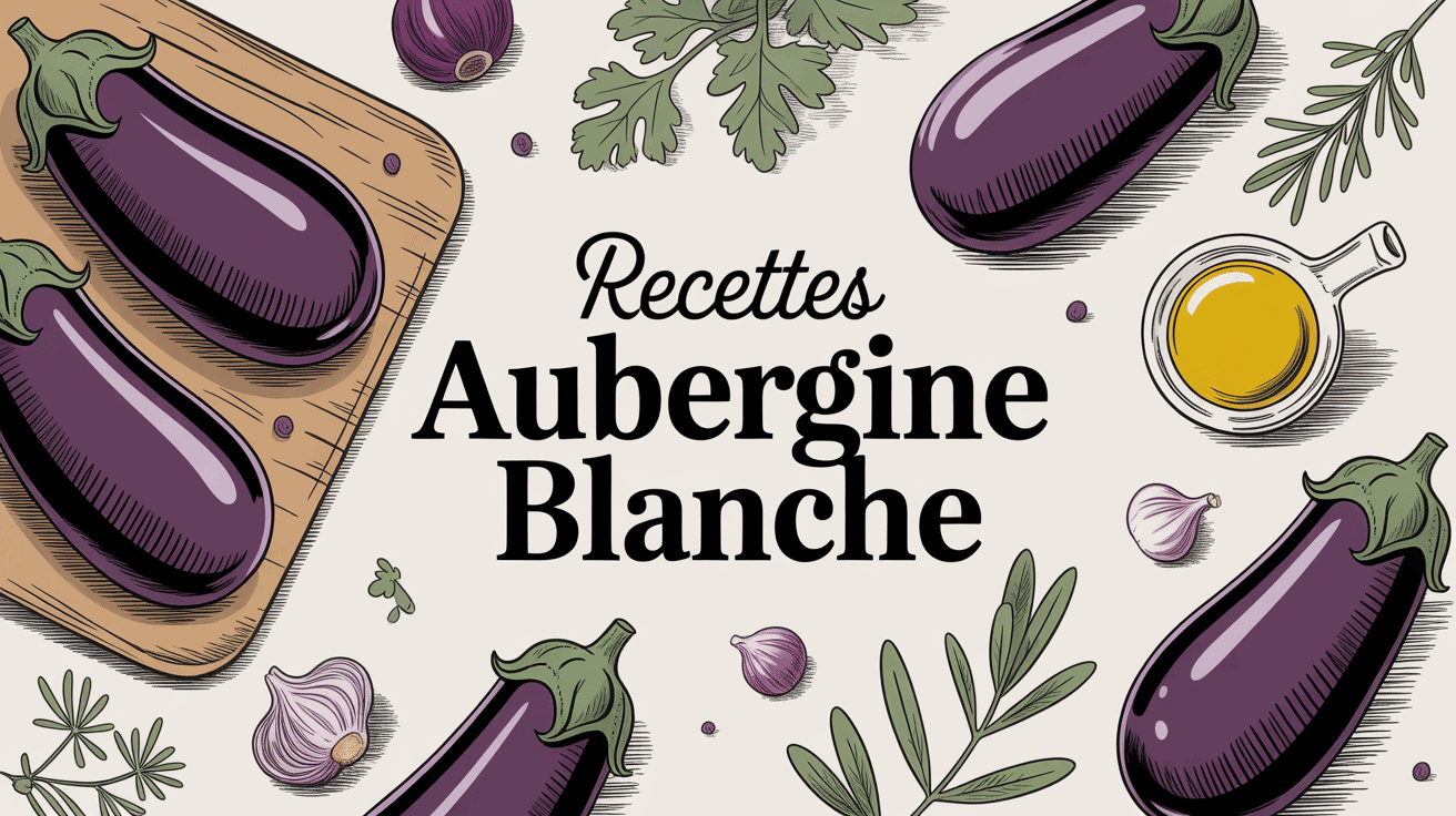 recettes aubergine blanche aubergines planche huile