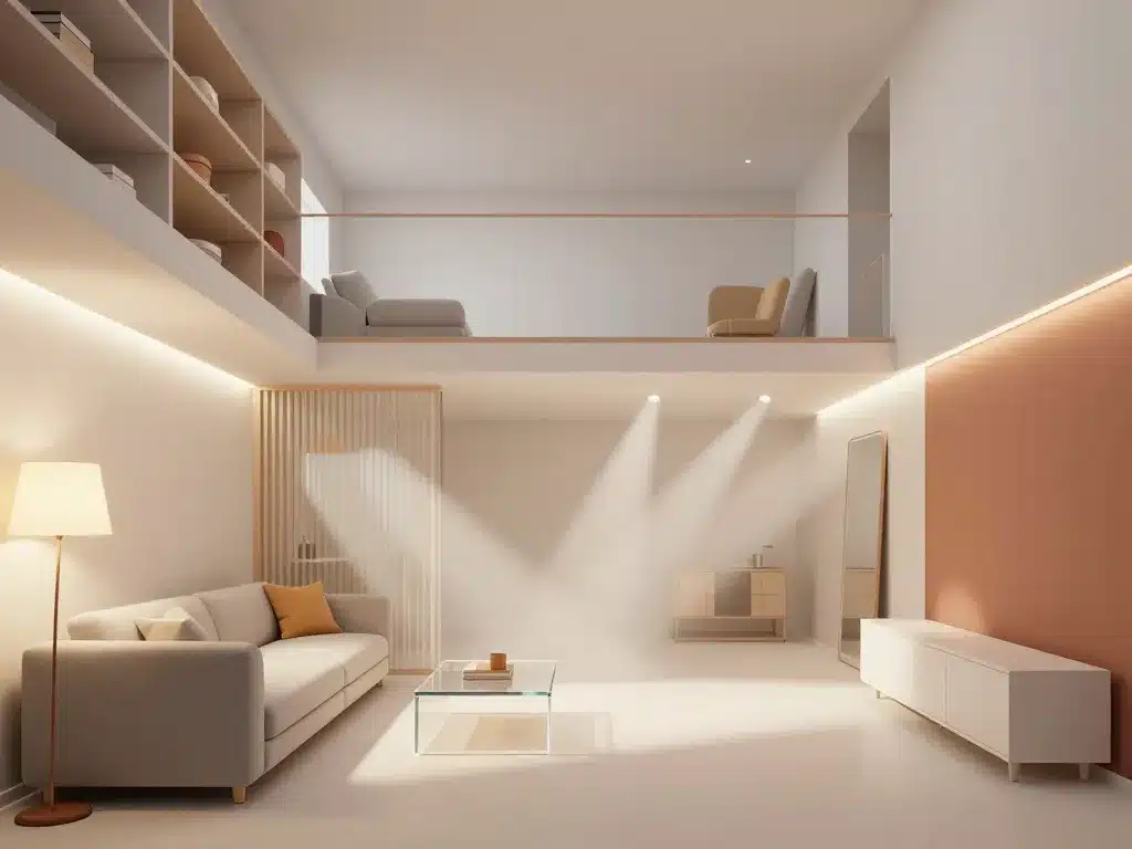 déco et lumière pour agrandir un petit loft