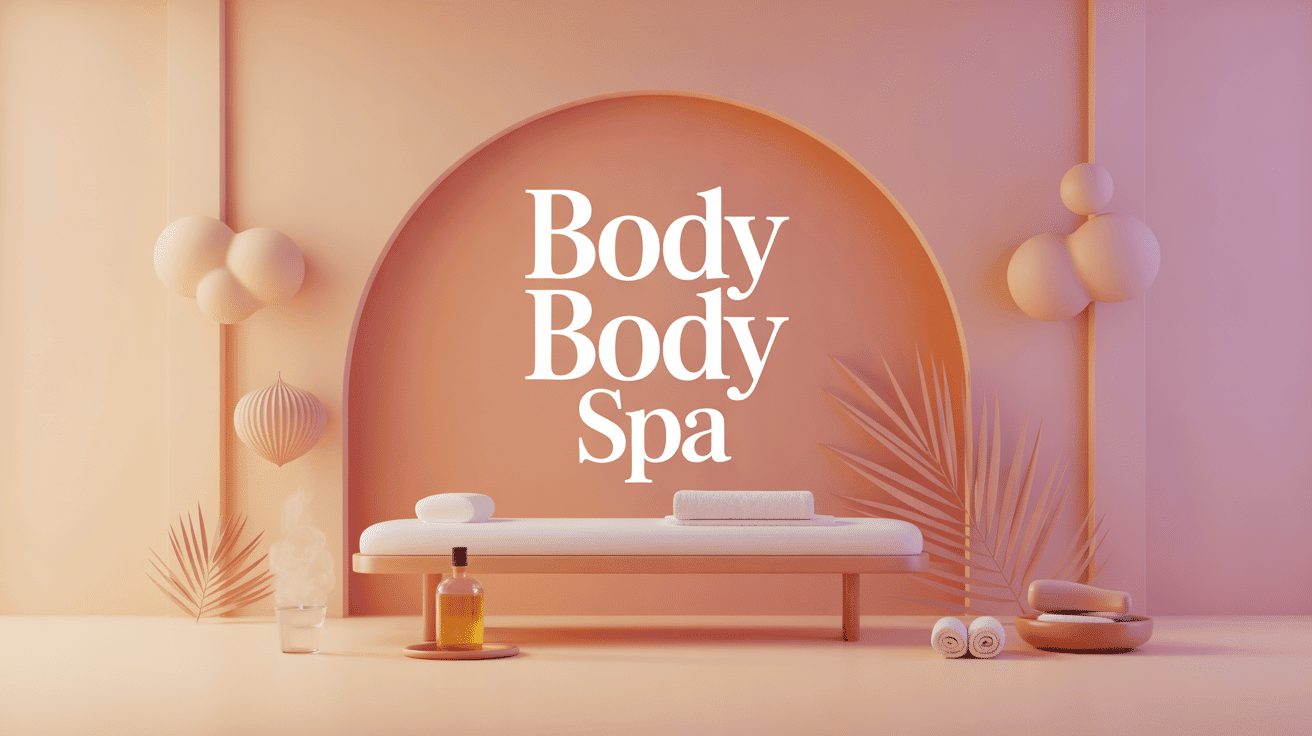 Illustration 3D body body spa ambiance zen