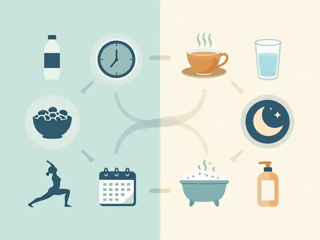 Diagramme préparation et aftercare body body spa