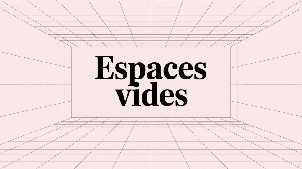 espaces vides en typographie, grille, marges et respiration