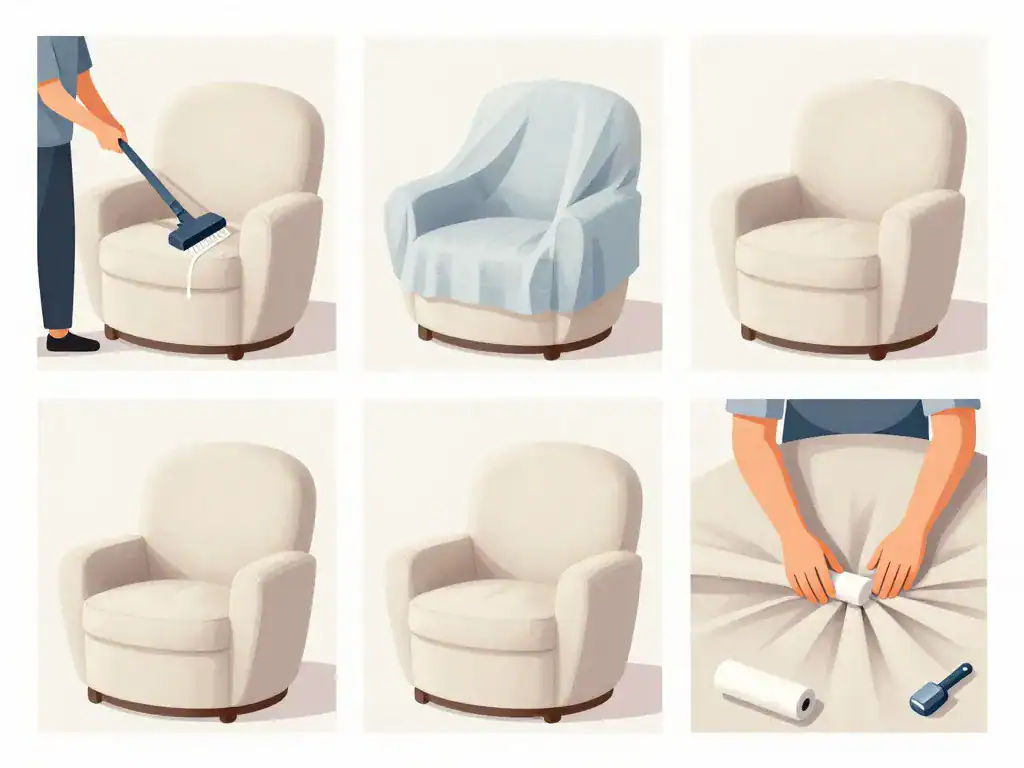 Étapes pour installer et entretenir une housse pour fauteuil crapaud Ikea