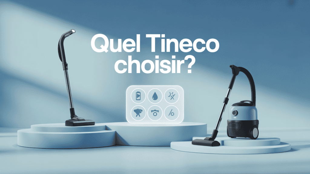 quel tineco choisir pour votre logement et sols, visuel comparatif