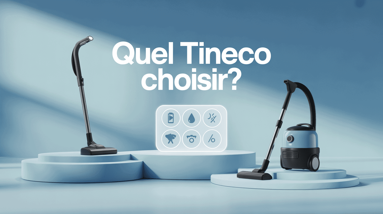 quel tineco choisir pour votre logement et sols, visuel comparatif