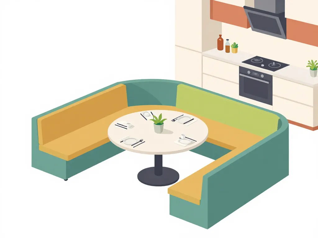 banquette pour cuisine droite en l et u optimisation espace