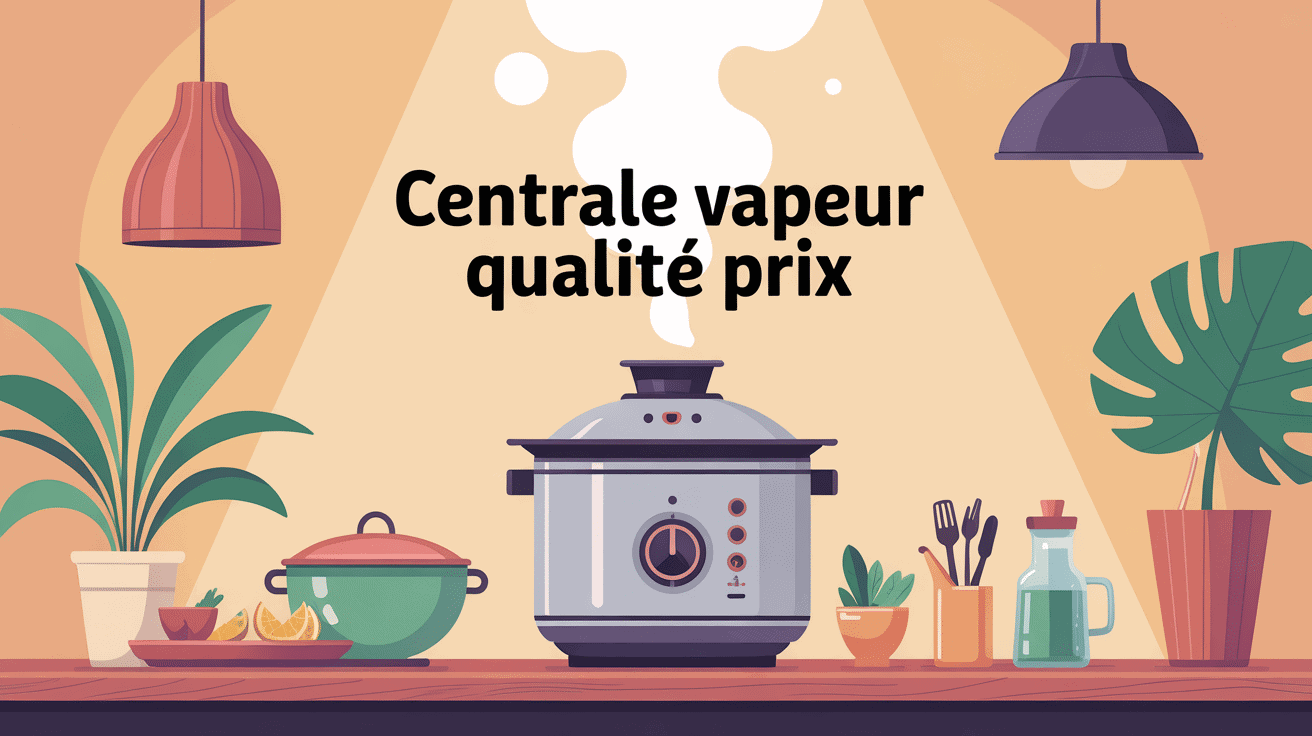 centrale vapeur meilleur rapport qualité prix illustration vectorielle ambiance repassage