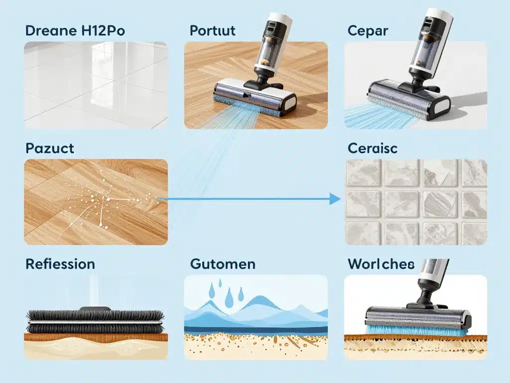 dreame h12 pro laisse des traces causes sur sols