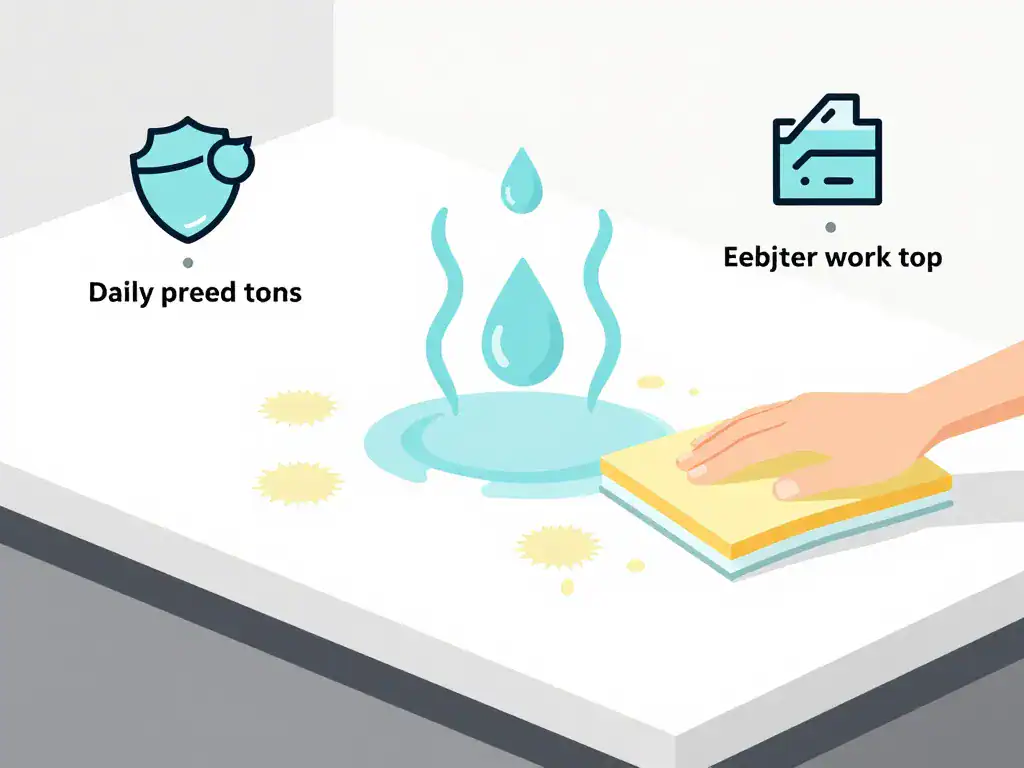 egger plan de travail entretien résistance usages