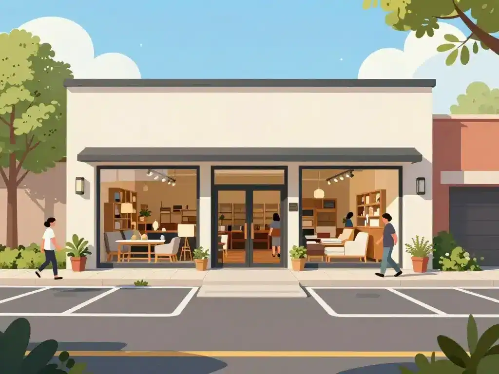 mobilier de france plan de campagne extérieur magasin parking