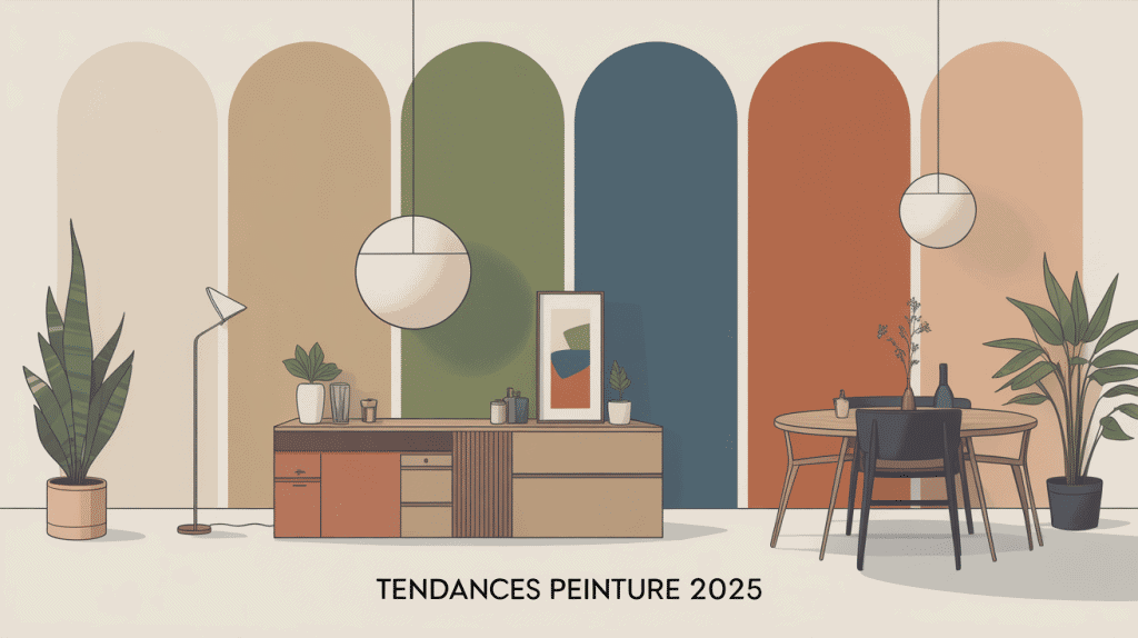 Peinture tendance 2024 murs couleurs modernes