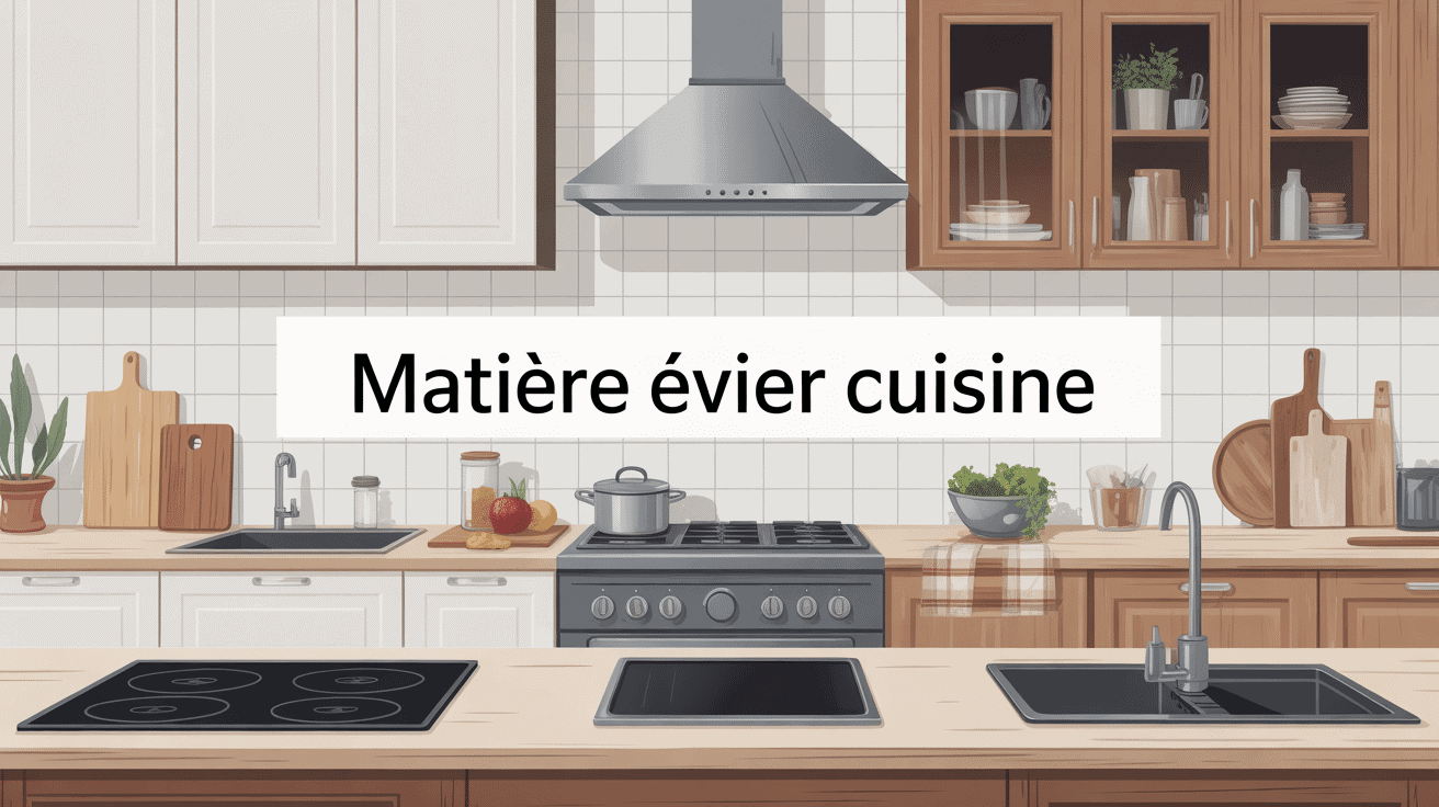 quelle est la meilleure matière pour un évier de cuisine illustration matériaux