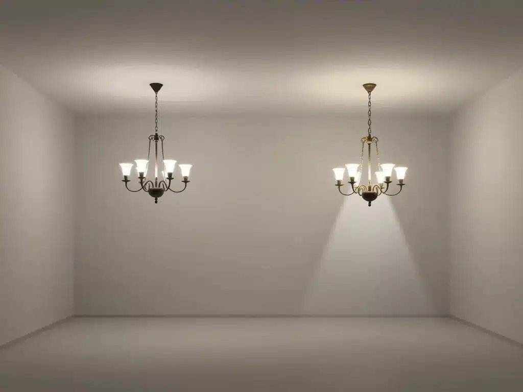 sous plafond haut lustre adapté volumétrie