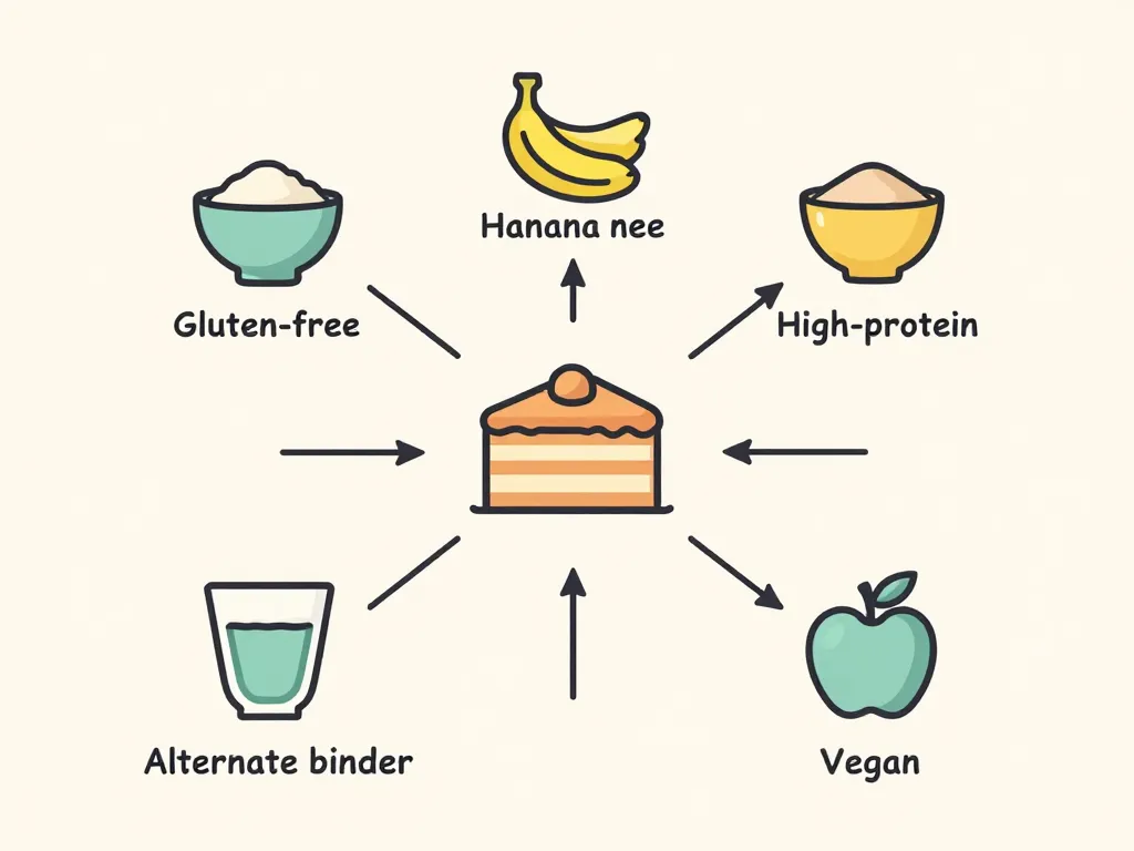 variantes cake healthy banane sans gluten protéiné vegan