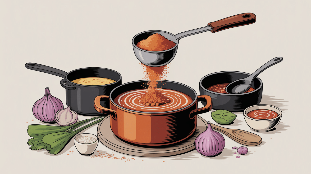 dosage fond de veau maggi cuillère préparation sauce