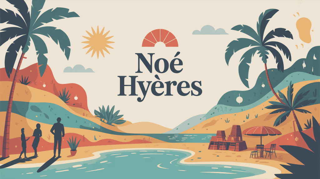 Illustration concept hybride le noe hyeres espace convivial