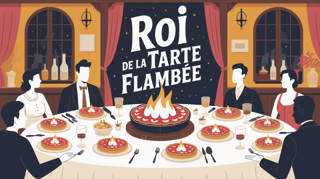 le roi de la tarte flambée table conviviale auberge alsacienne