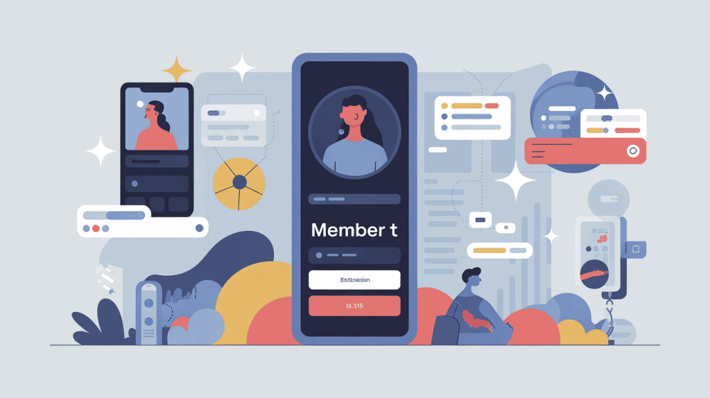 Illustration SEO membert espace membre