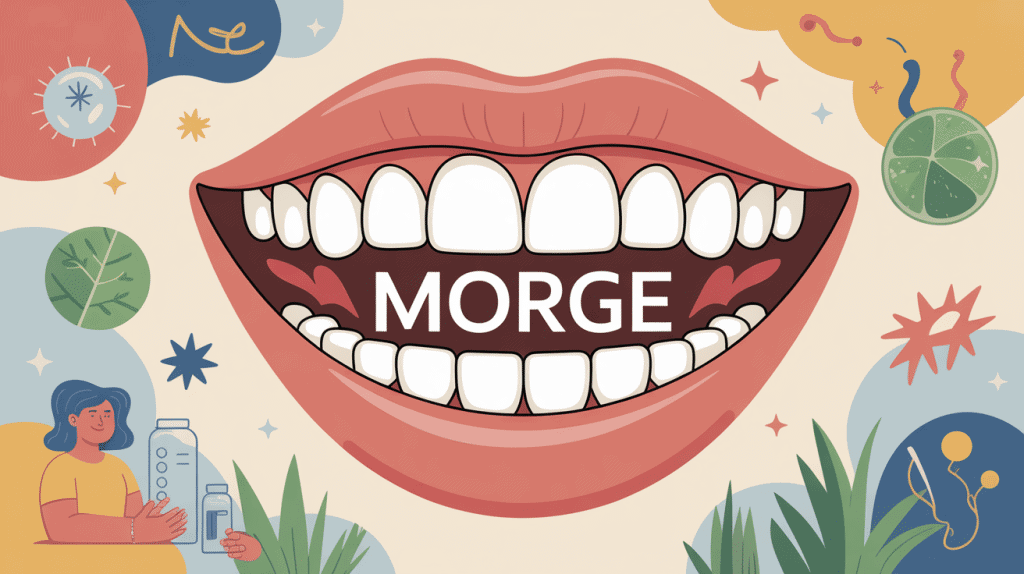 Morge illustration affection bouche prévention