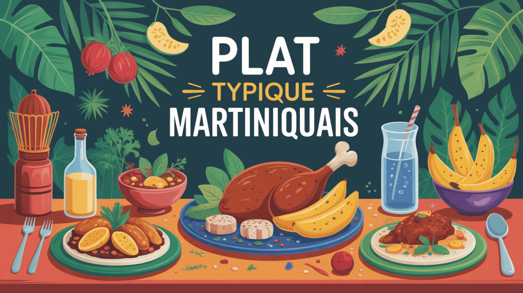 plat typique martiniquais image cuisine créole