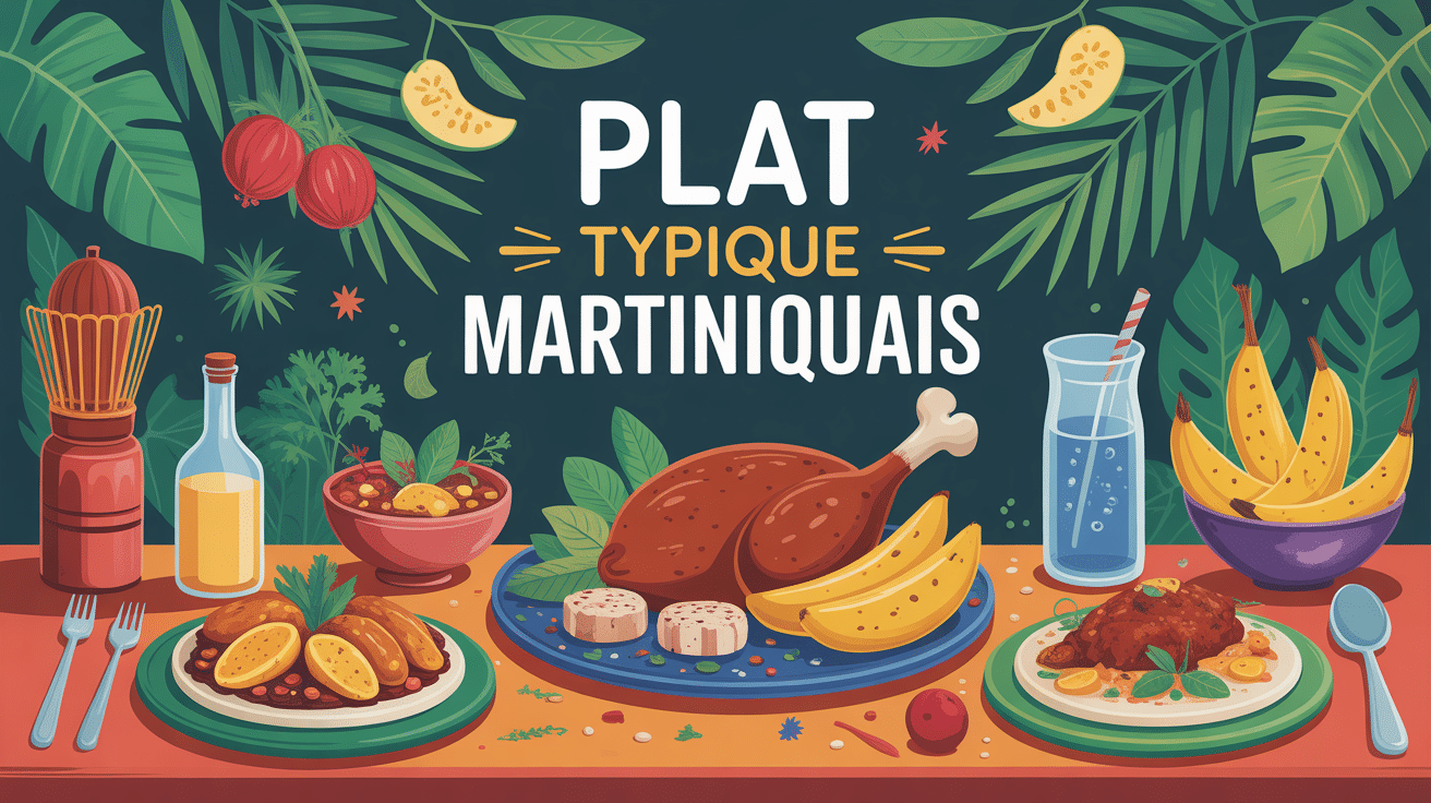 plat typique martiniquais image cuisine créole