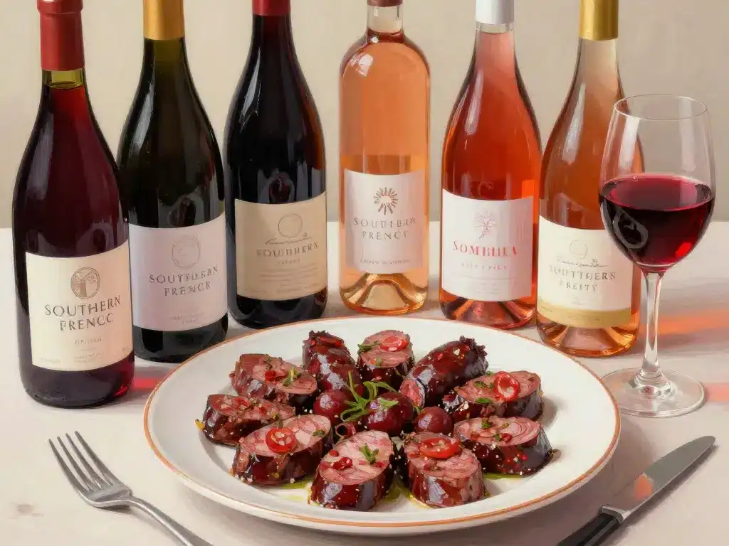 Quel vin avec rougail saucisse vins rouges rosés scène festive