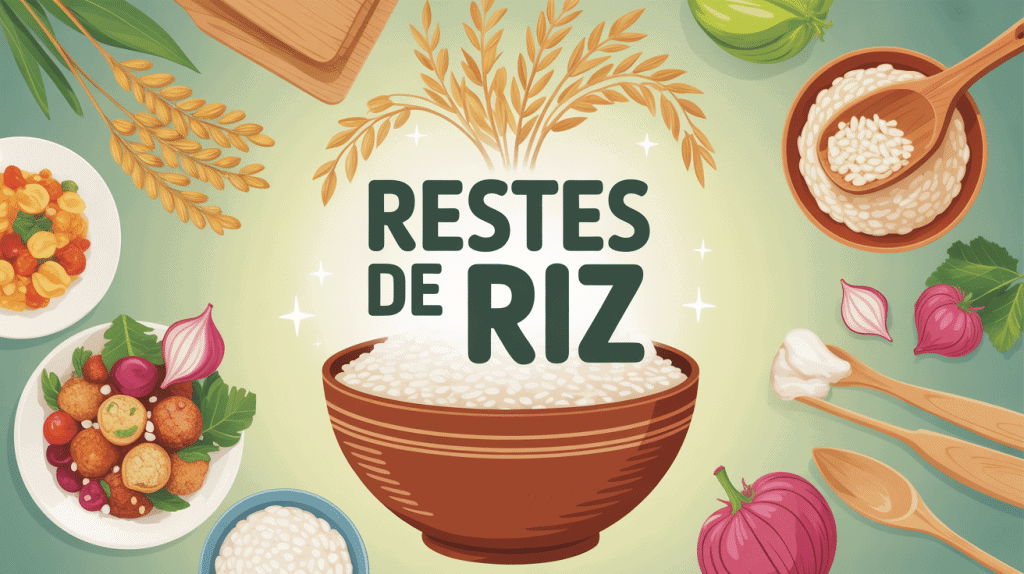 Recette avec des restes de riz en plats sucrés et salés