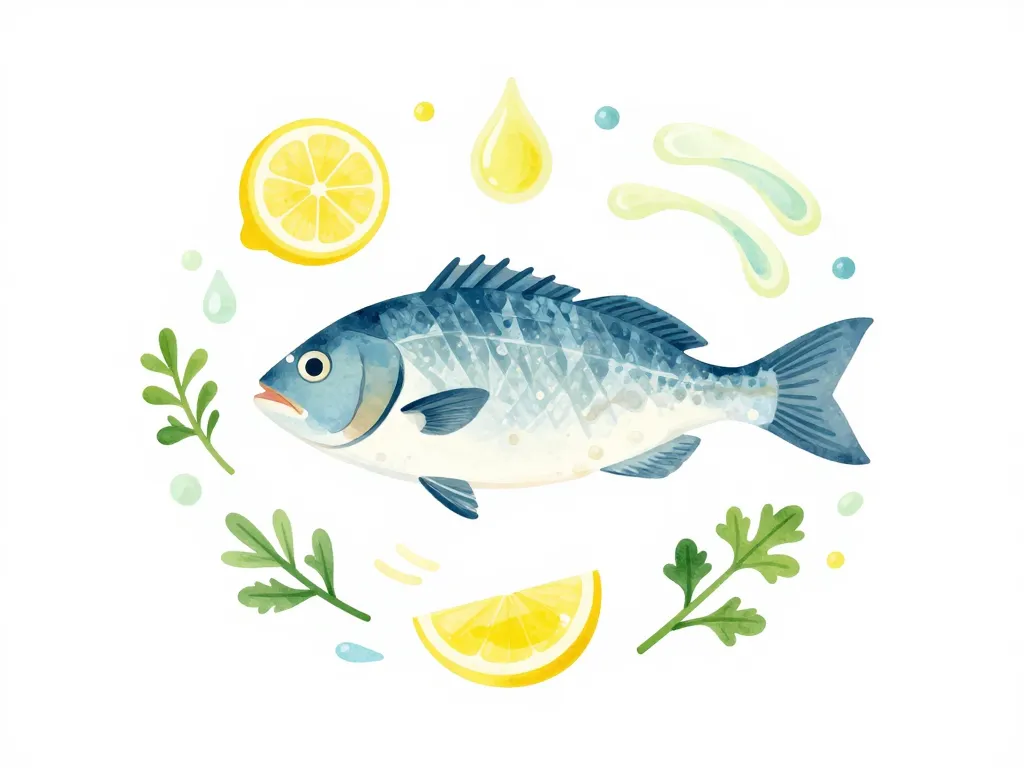 Diagramme sauce dorade citron acidité herbes