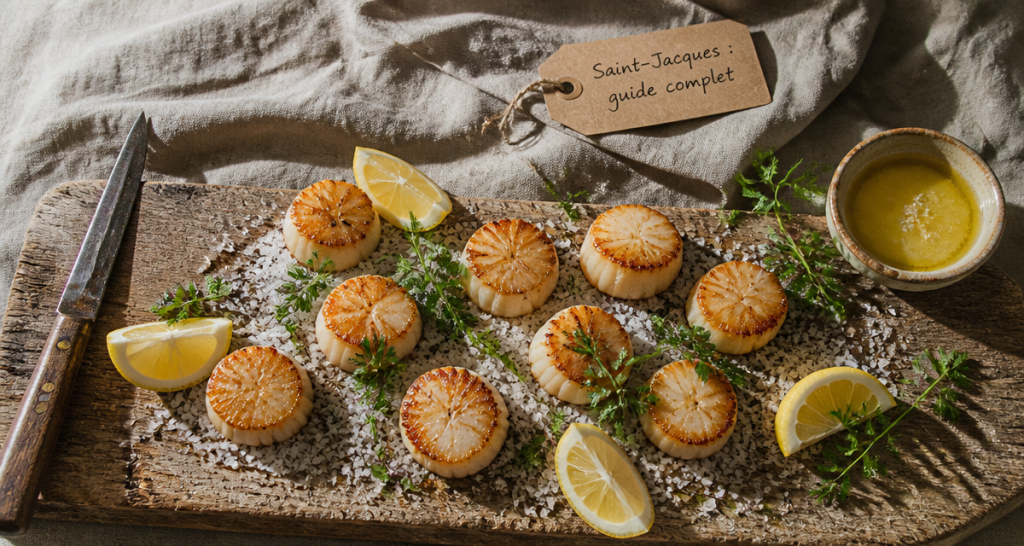 Coquille Saint-Jacques : 3 secrets pour une cuisson parfaite, une chair nacrée et une croûte dorée