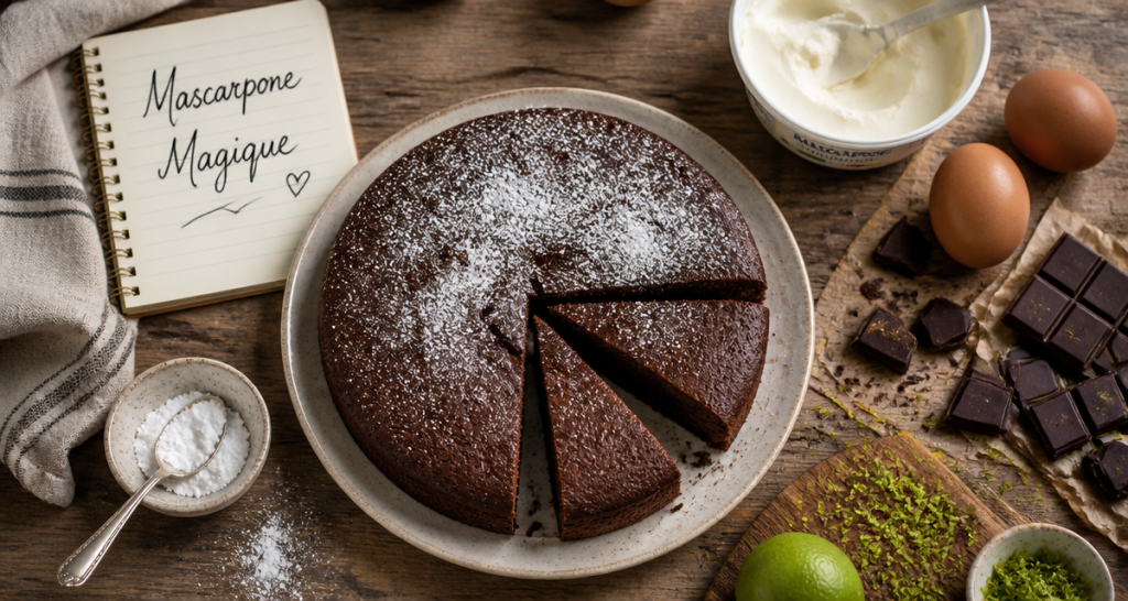 Gâteau Moelleux Chocolat et Mascarpone : La recette fondante sans beurre