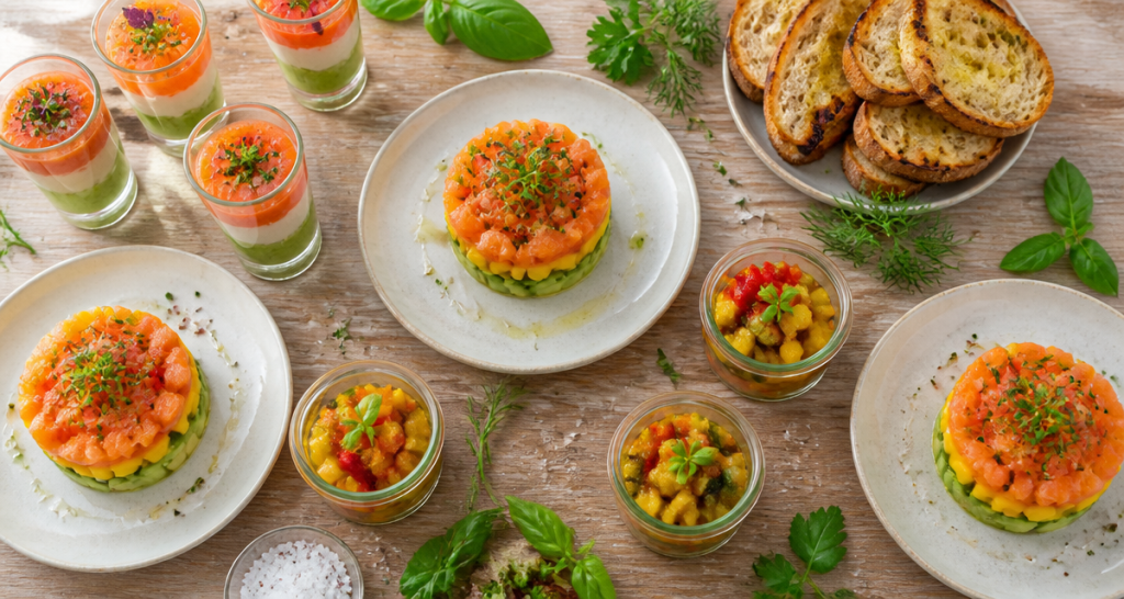 Entrées froides : 3 techniques de conservation et la recette du tartare saumon, mangue et avocat