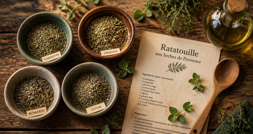 Herbes de Provence : 4 plantes, 100 % de saveur et les règles pour éviter les mélanges bas de gamme
