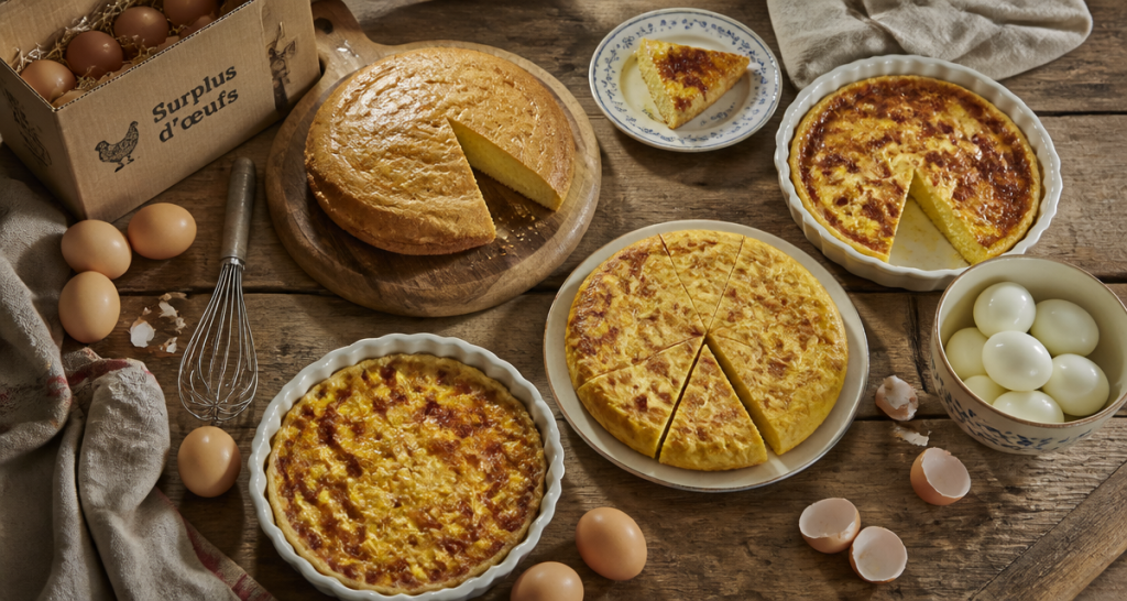 Surplus d&rsquo;œufs : 3 recettes familiales et la méthode pour les congeler sans risque