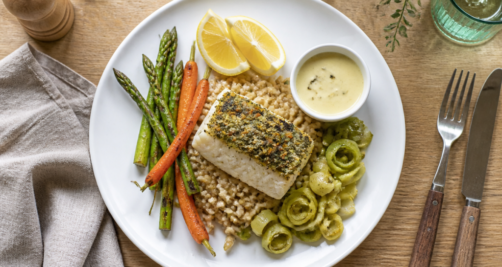 Accompagnement pour cabillaud : 3 sauces onctueuses et 4 duos de légumes pour sublimer ce poisson blanc