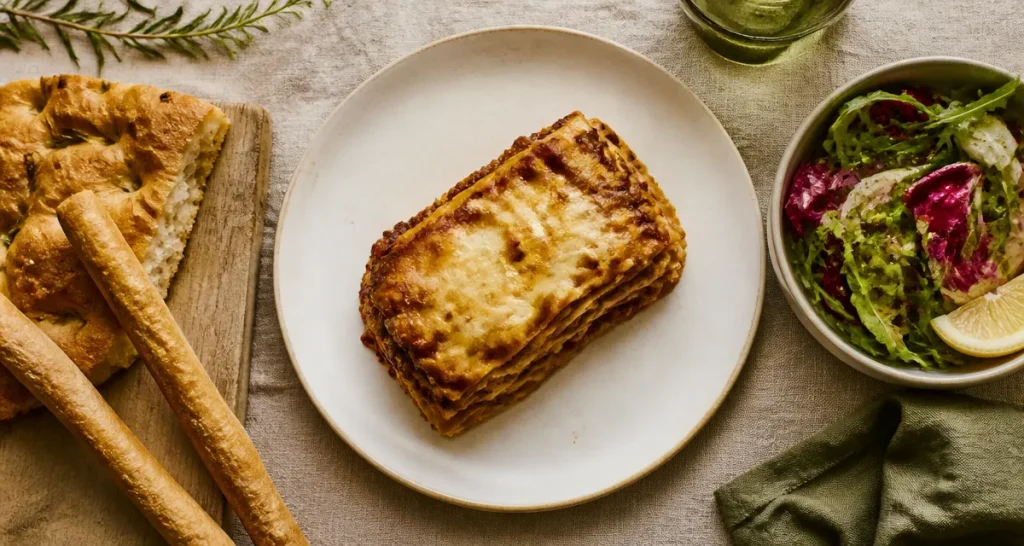Accompagnement pour lasagne : 4 idées fraîches pour équilibrer vos plats