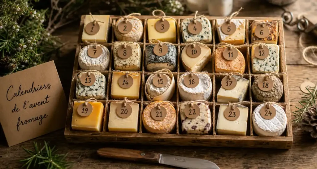 Calendriers de l’avent fromage : critères, dégustation et conservation