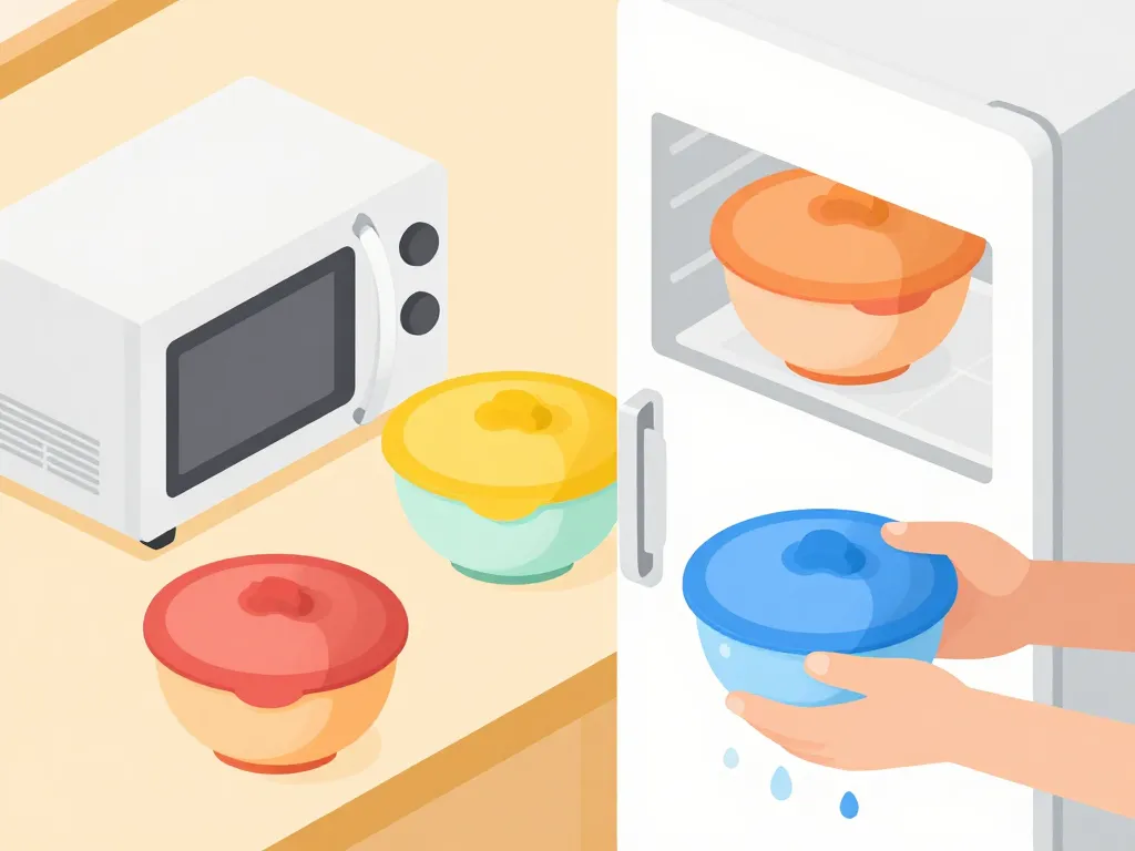 Utilisation sûre couvercle silicone danger cuisine