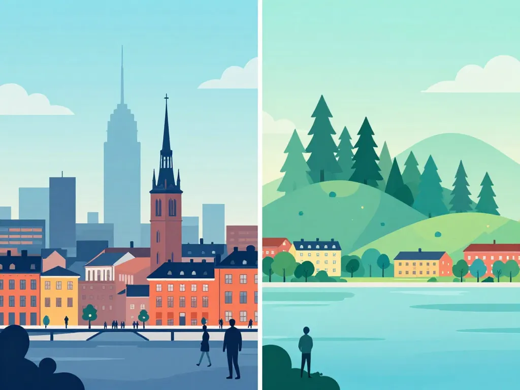 oslo ou stockholm comparatif ambiance différences visuelles