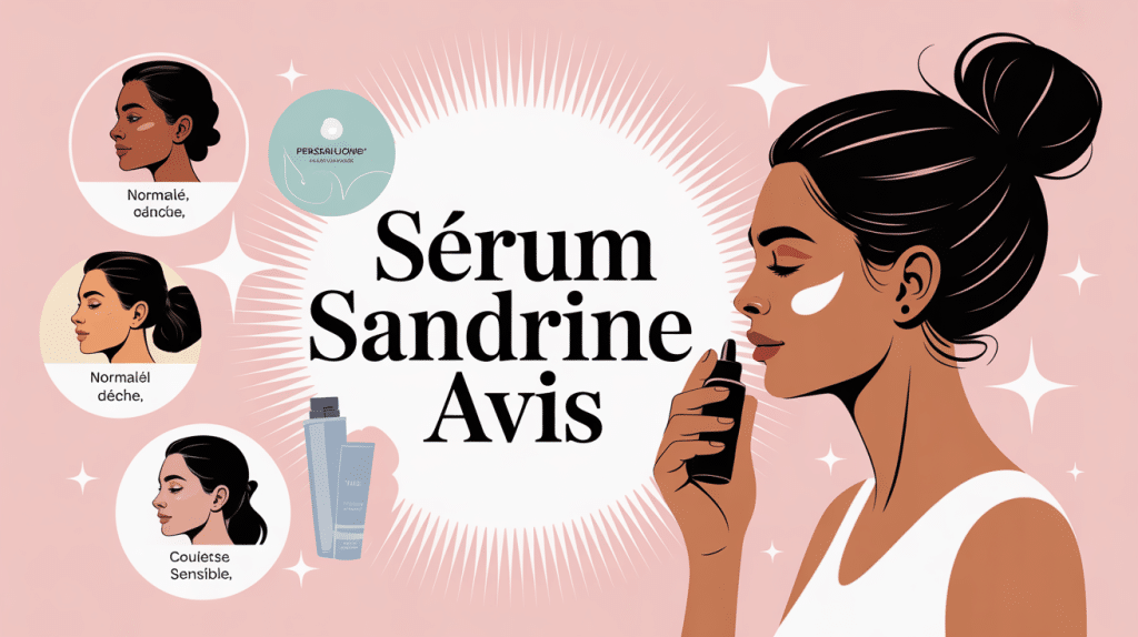 serum sandrine avis femme applique serum soins peaux
