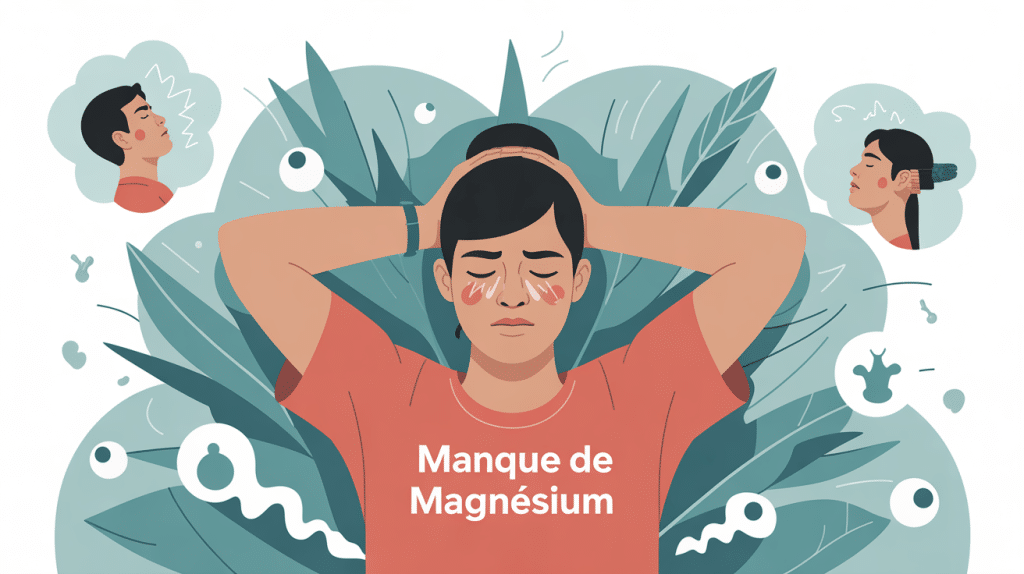 illustration centrale témoignage manque de magnésium fatigue stress