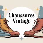 illustration chaussures vintage styles variés ambiance élégante