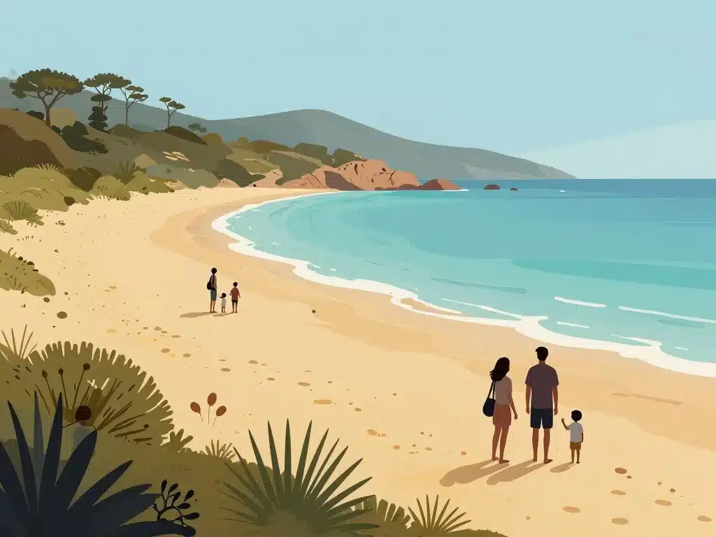 scène naturelle plage de portigliolo - arinella di portigliolu famille couple amis