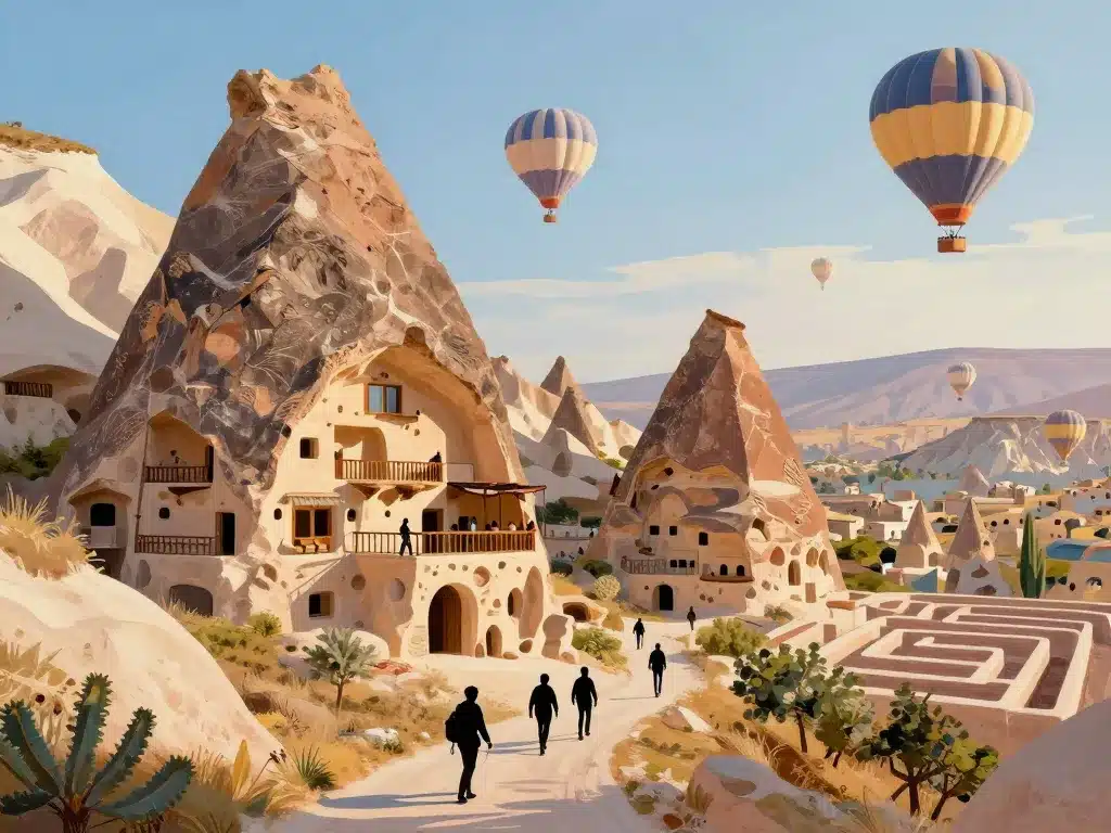 Illustration des expériences troglodytes Turquie en Cappadoce
